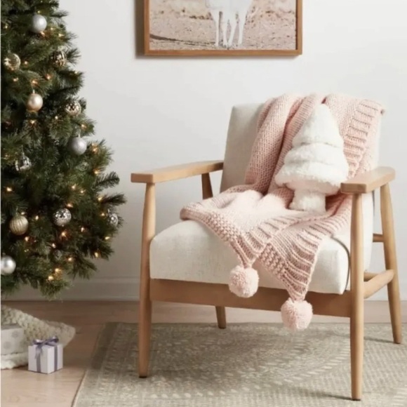 Threshold Sherpa Shaped Christmas Tree Ivory